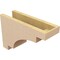 Ekena Millwork 5"W x 15"D x 10"H Classic Mediterranean Rough Cedar Woodgrain TimberThane Corbel, Primed Tan CORUR05X15X10MEDRCPR - alternate 4